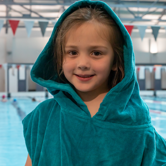 Toddlers Hooded Towel Poncho