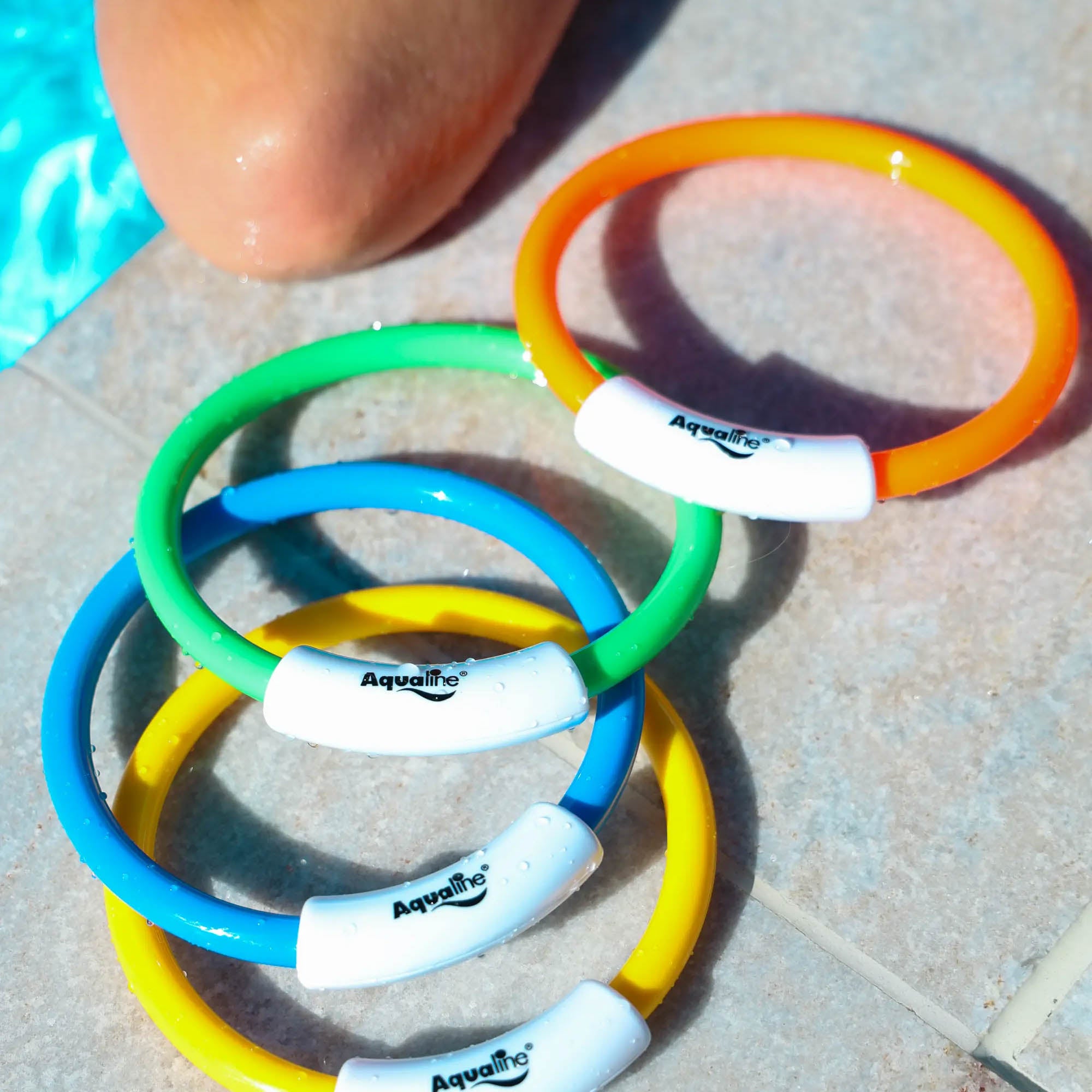 Aqualine Dive Rings Pool Toy (4 Pack)