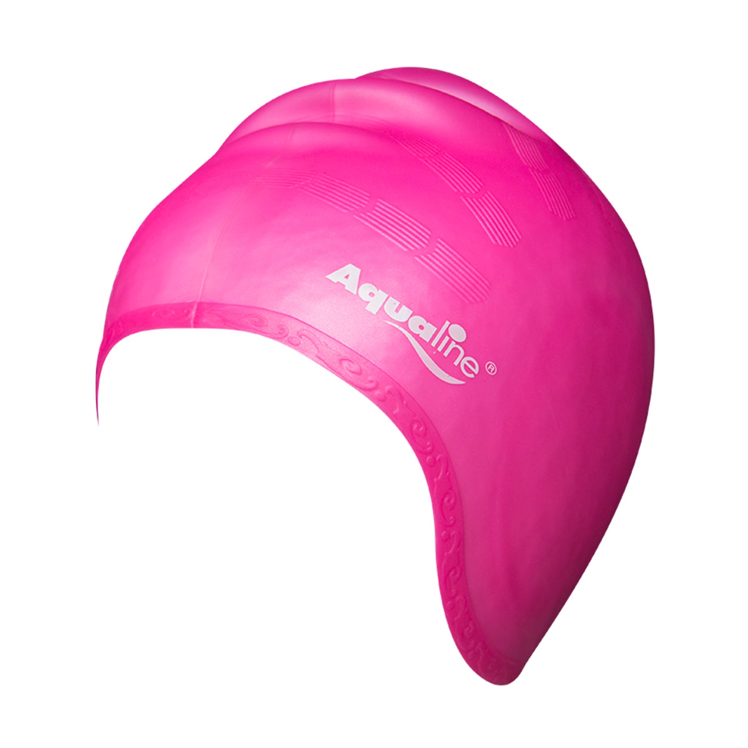 Aqualine Elite Long Hair Adult Silicone Swim Cap