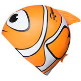 Aqualine Fish Childrens Silicone Swimming Cap Orange