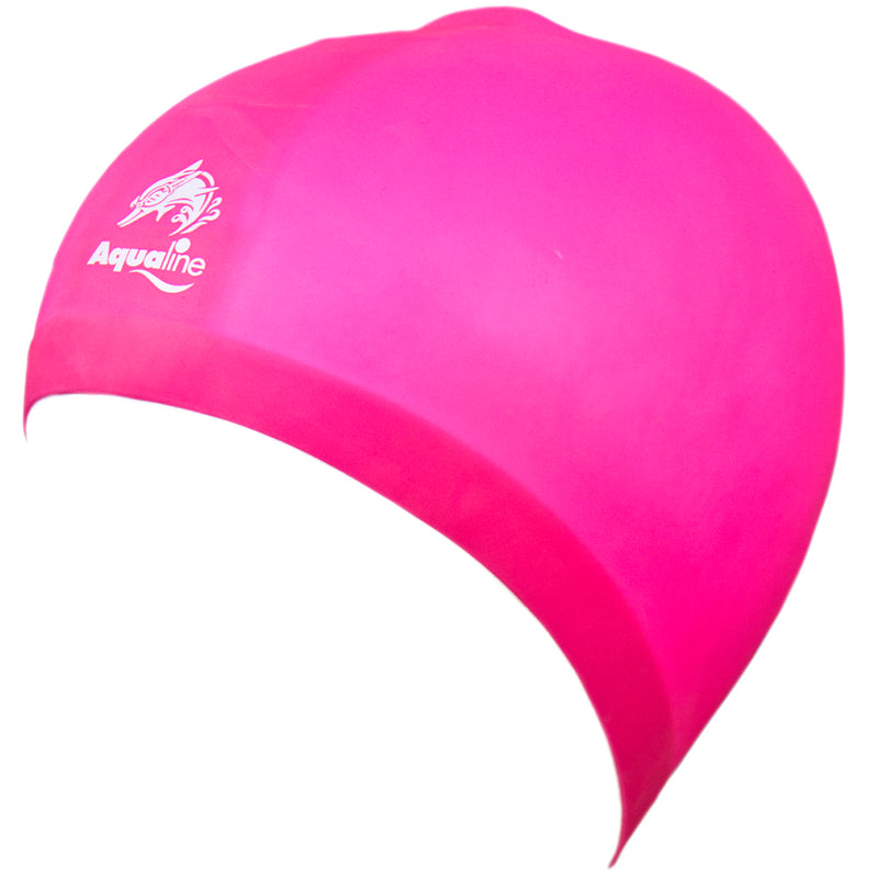 Aqualine Hydra-Seamless Silicone Swimming Caps Pink