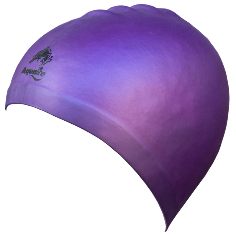 Aqualine Hydra-Seamless Silicone Swimming Caps Purple