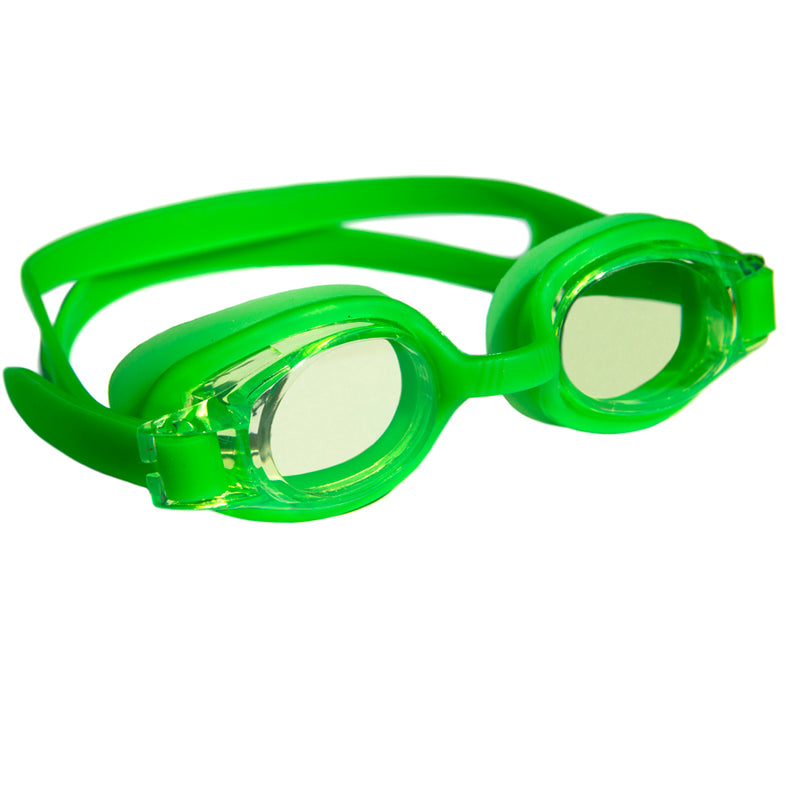 Aqualine Junior Childrens Swimming Goggles Green