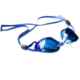 Aqualine Legacy Mirror Swedish goggles blue with gold mirror lens
