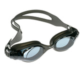 Aqualine Oracle Youth Adult Goggle Black Silicone with Black Lens.