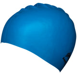 Aqualine Silicone Swimming Cap Blue