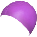 Aqualine Silicone Swimming Cap Light Purple